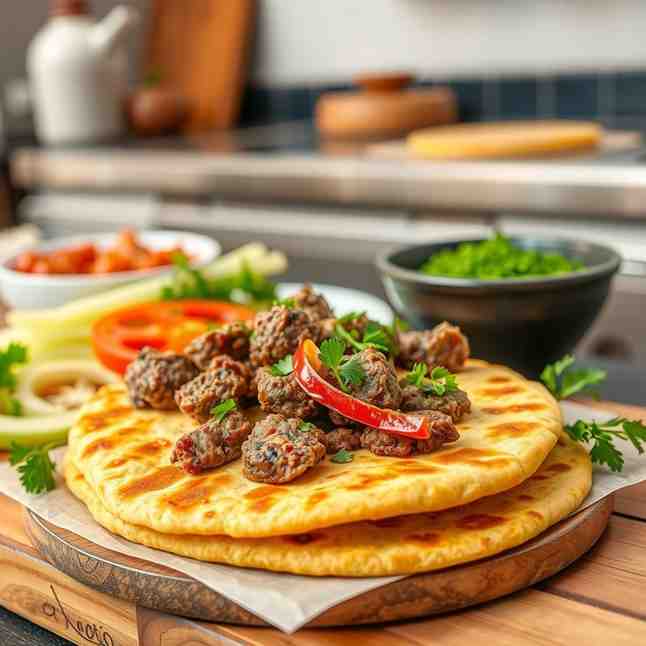 Qutab - Easy Homemade Lamb Flatbread Recipe for Any Meal
